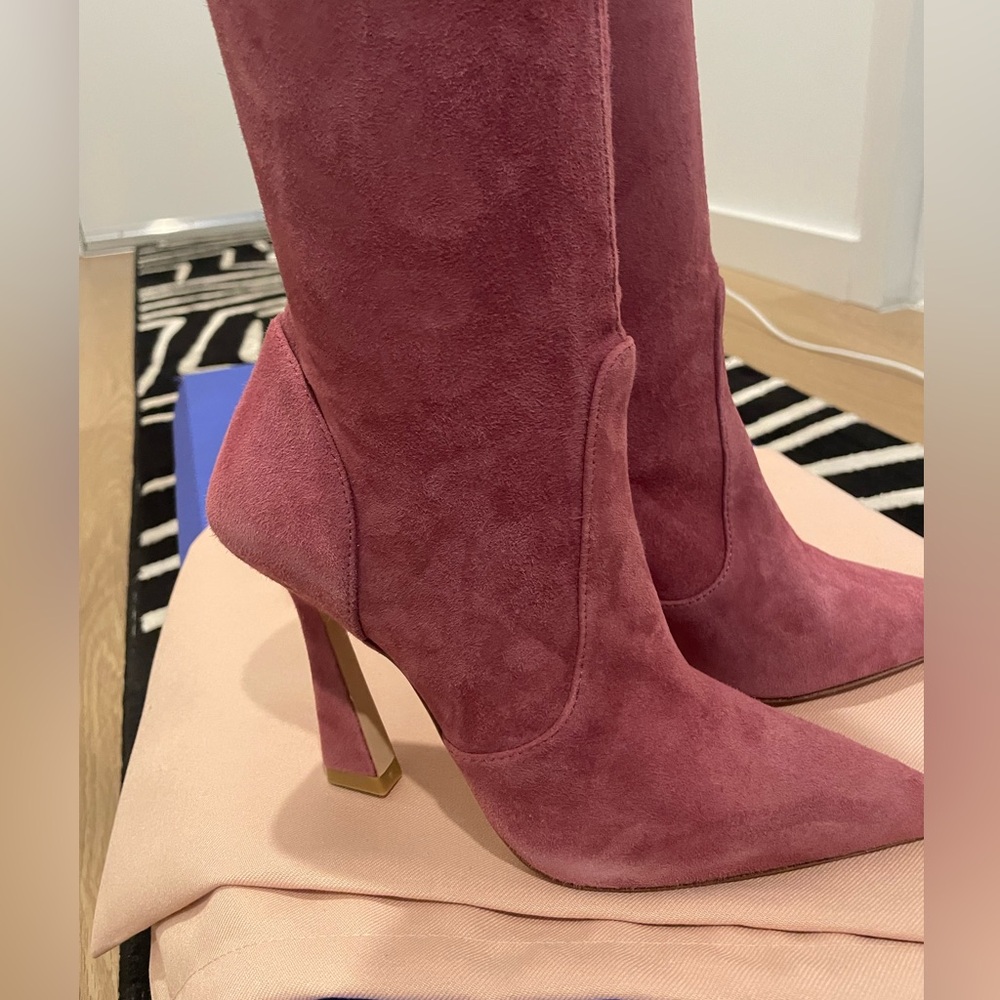 STUART WEITZMAN ULTRAVINNIE STRETCH OVER-THE-KNEE BOOT 100 BRAND NEW MSRP$995!!! - Picture 8 of 9